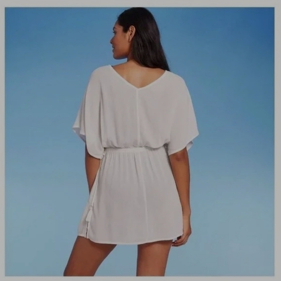 Kona Sol Embroidered Tie Side Cover-Up Dress Sizw‎ XL NWT - Picture 2 of 10